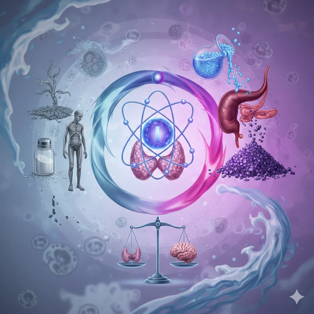 Anatomy of Iodine: A Vital Microelement from Deficiency to Excess